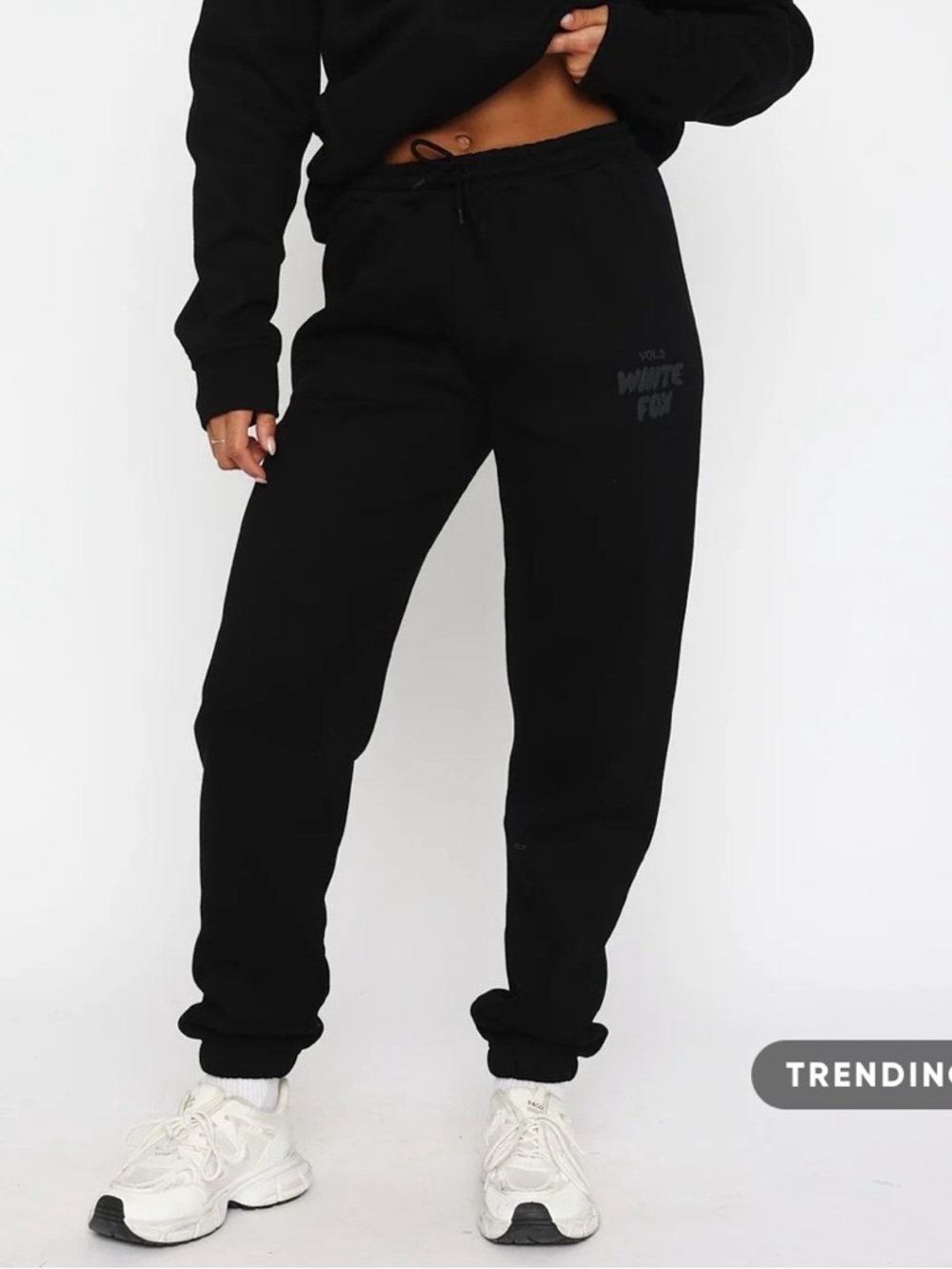 White Fox Boutique Offstage Sweatpants (Onyx)